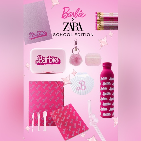 Brand New BARBIE x ZARA collaboration PINK water Bottle LIMITED EDITION SOLD OUT - Picture 3 of 4
